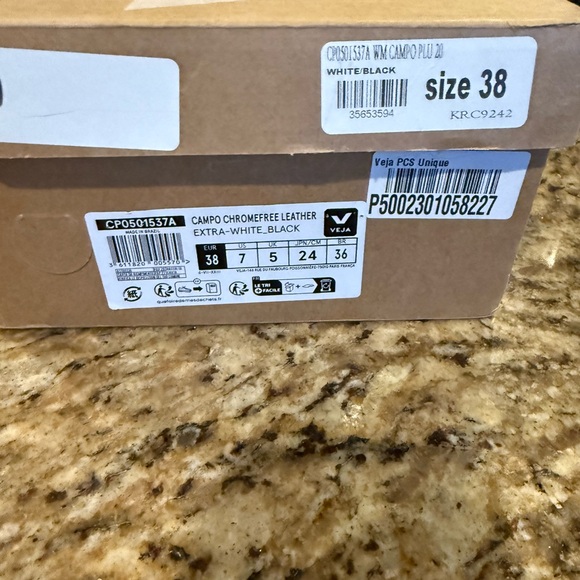 Veja white and Black Casual Sneakers - Picture 5 of 5